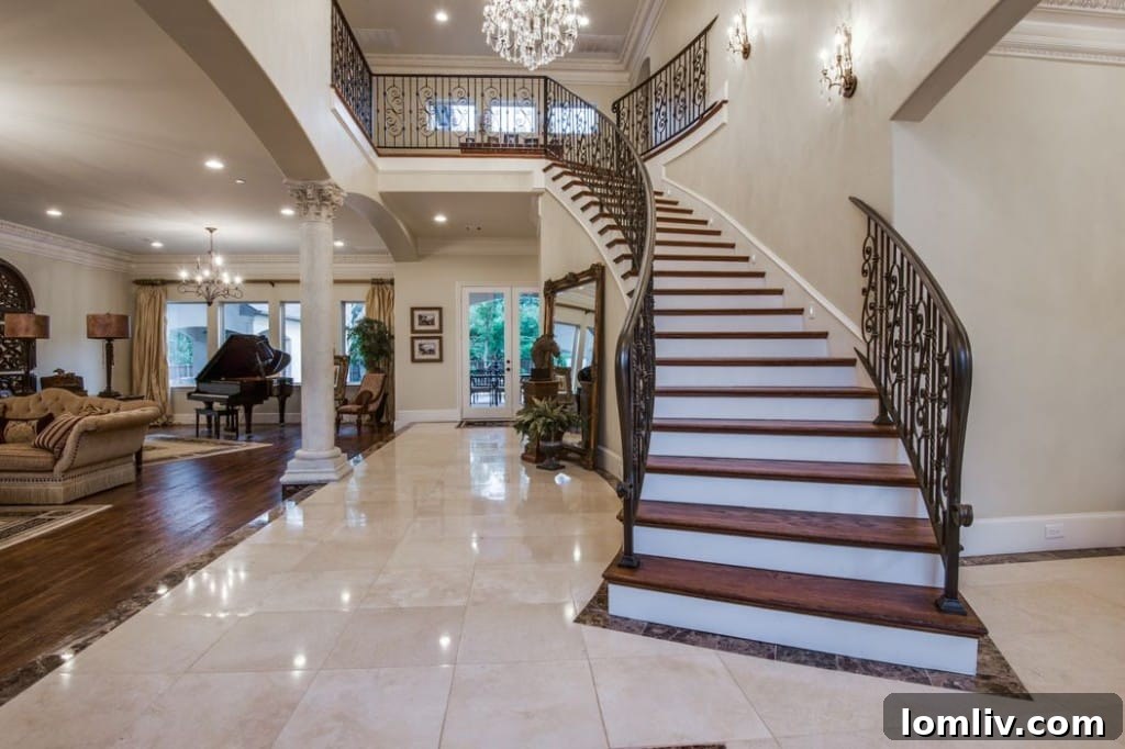 Elegant Entryway Dallas Home