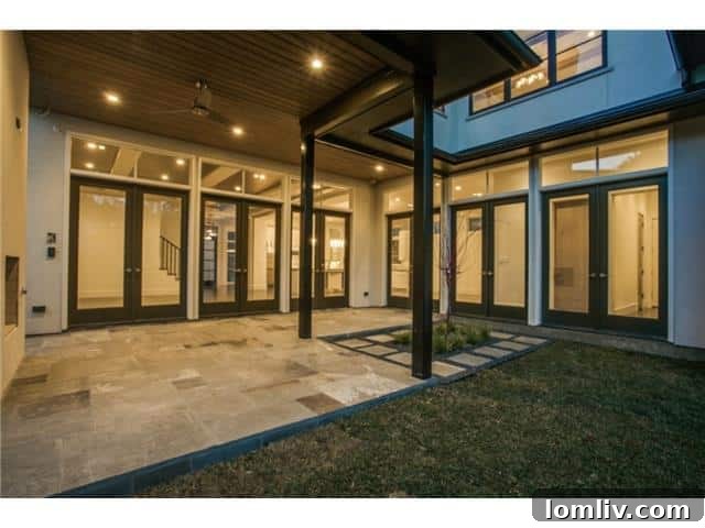 Spacious Covered Patio Area