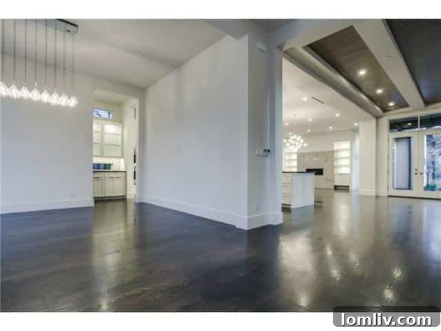Open Floorplan Layout of 3945 Amherst Residence