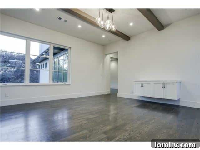 Comfortable Family Room with Fireplace