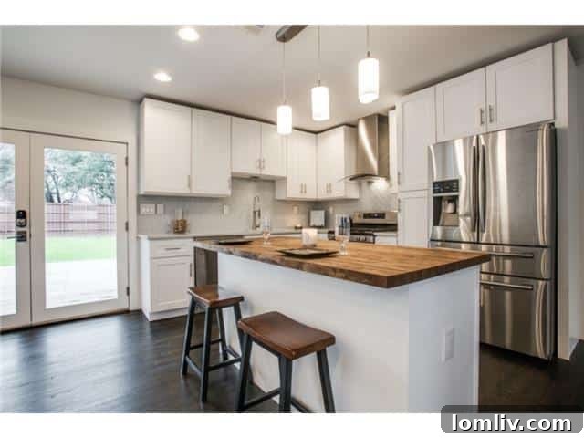 4239-Walnut-Hill-Kitchen-2 - Modern Kitchen with Island