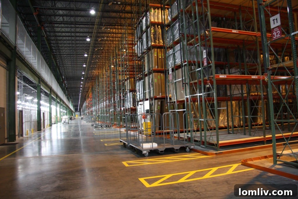 Massive Warehouse and Distribution Center for Nebraska Furniture Mart