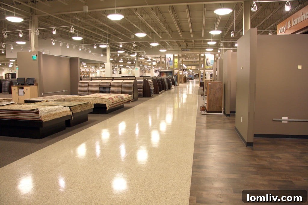 Vast Flooring Section at NFM Texas