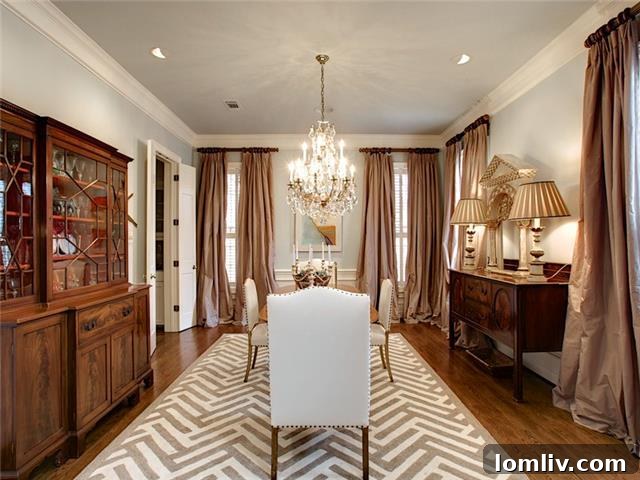 Formal Dining Area with Chandelier - 400 Virginia Place