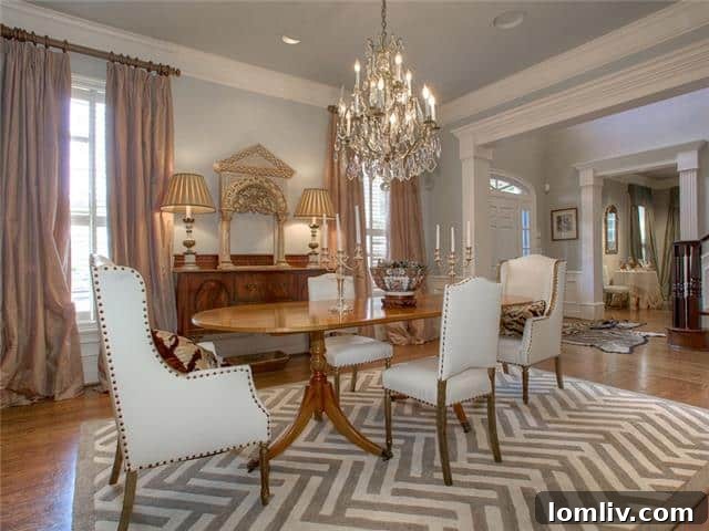 Dining Room Detail - Fort Worth Luxury Home