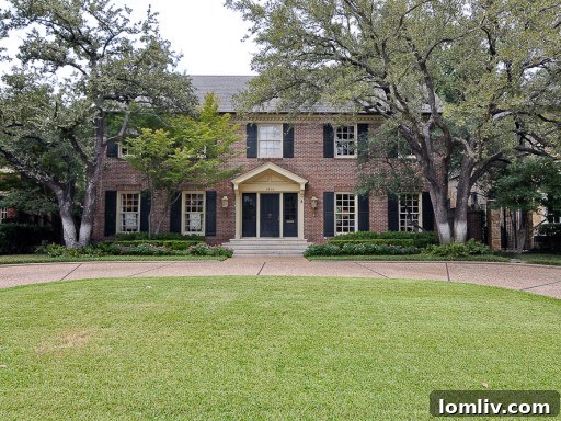 Exclusive front view of a prime real estate listing
