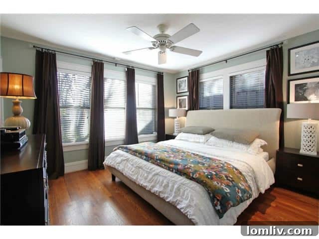 Spacious Master Bedroom with Elegant Decor