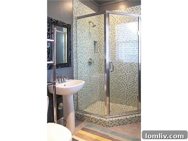 Clinton Street's Irresistible Charm: Prepare to Break Up With Your Old Home 18 Stylish Second Bathroom with Contemporary Design and Fixtures
