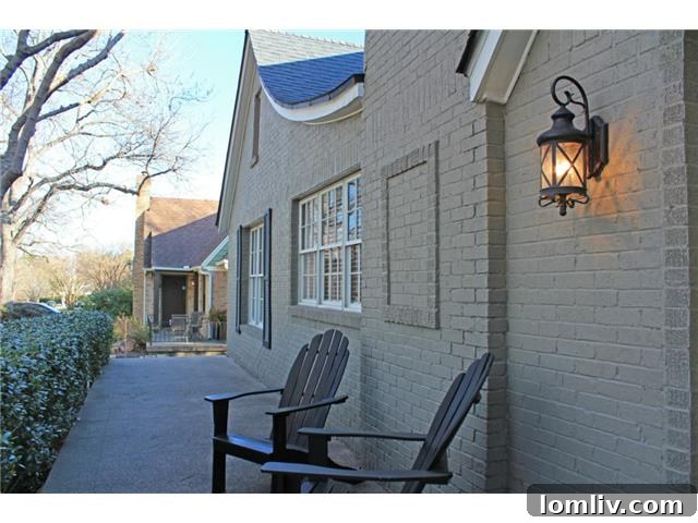 Inviting Front Porch of Historic 1110 N Clinton
