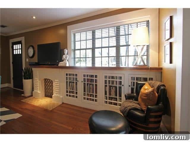 Clinton Street's Irresistible Charm: Prepare to Break Up With Your Old Home 8 Classic Fireplace with Ornate Mantlepiece in Living Room