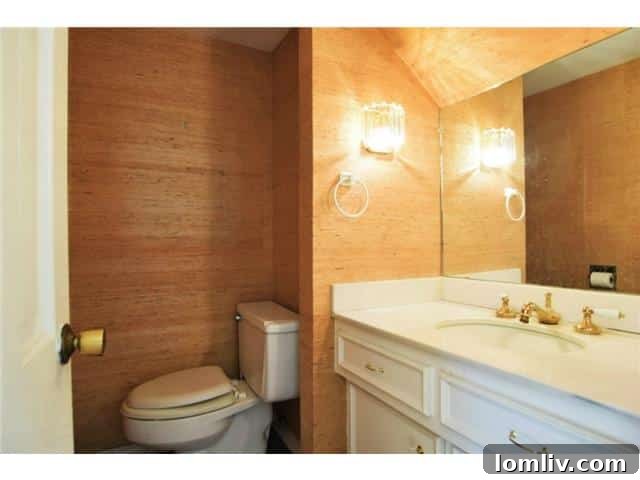 7012 Wakefield Street - Powder Room Before Renovation, Highlighting Potential
