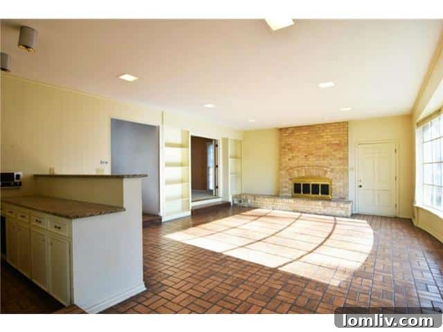 7012 Wakefield Street - Family Room Before Renovation