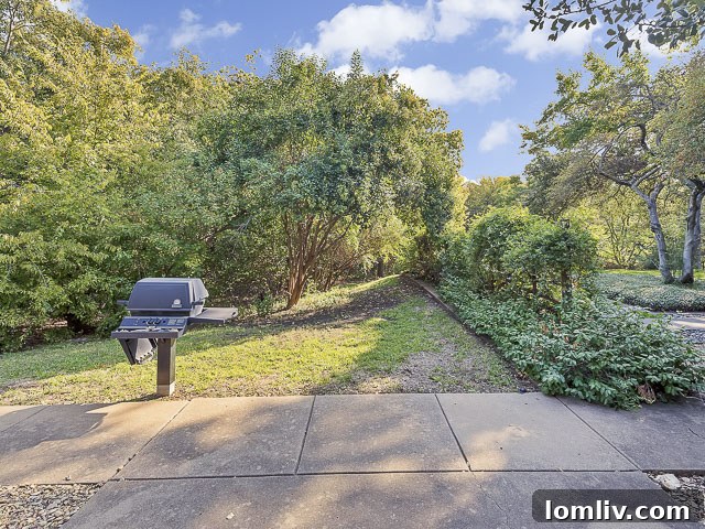 3860 Bellaire Circle Patio Area - Fort Worth Midcentury Modern Home