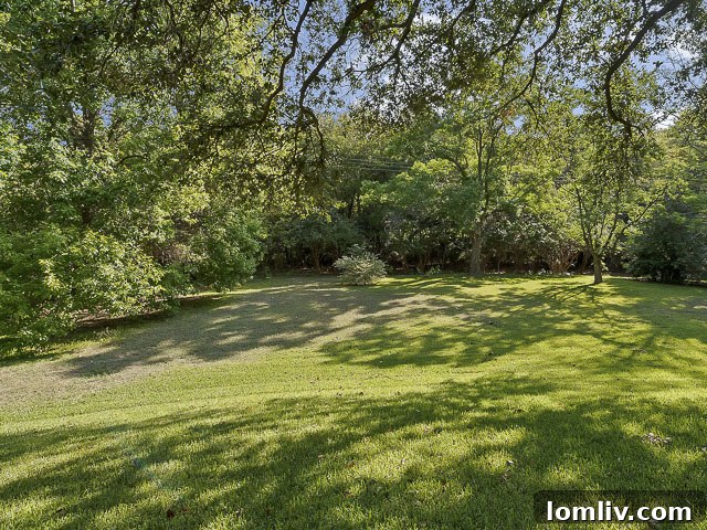 3860 Bellaire Circle Backyard Landscape - Fort Worth Midcentury Modern Home