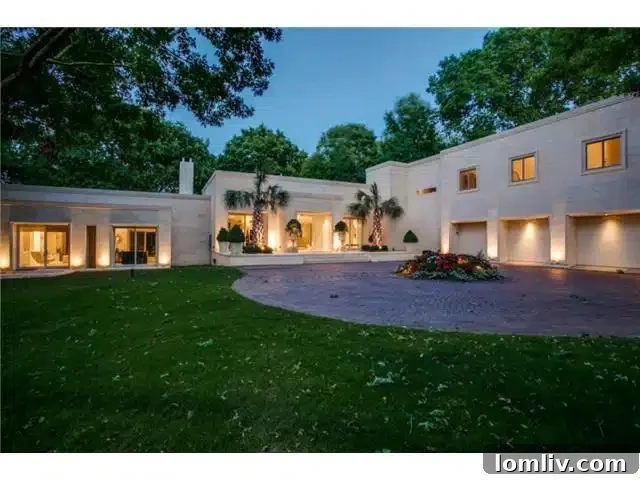 Bluffview's Hidden Lakemont Castle: A Limestone Ode to Santa Barbara 2 8626 Lakemont Exterior - Bluffview Luxury Home