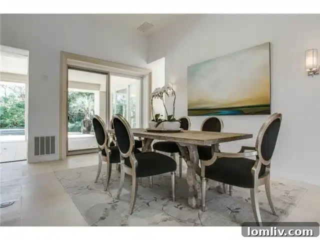 Bluffview's Hidden Lakemont Castle: A Limestone Ode to Santa Barbara 9 8626 Lakemont Dining View