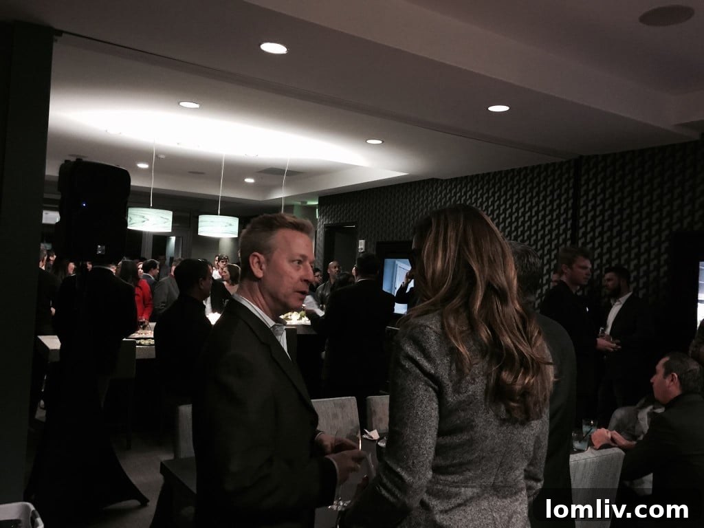 Party guests at SkyHouse Dallas benefiting The Bridge homeless shelter