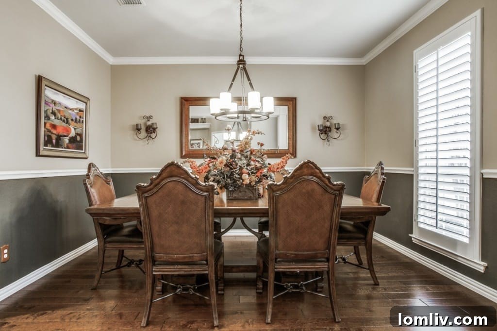 A gourmet kitchen with ample counter space, built-in cabinetry, and modern appliances, ready for any culinary endeavor.