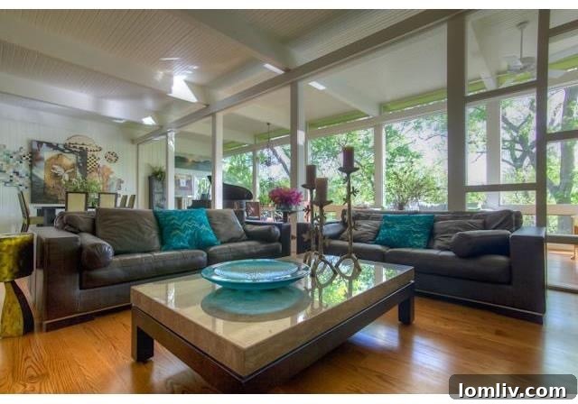 5320 Quail Run Street - Living Room Fireplace