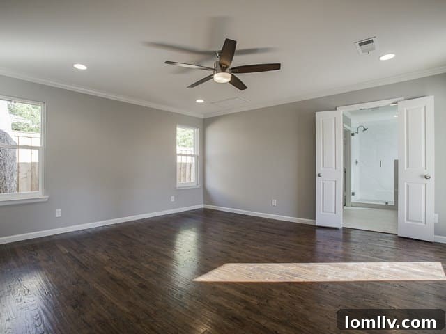 Inviting Master Bedroom at 4050 Valley Ridge