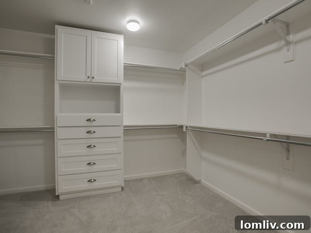 The Remodeled Ranch Driving Midway Hollow's Boom 14 Organized Master Closet with Ample Storage