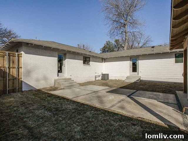 The Remodeled Ranch Driving Midway Hollow's Boom 15 Inviting Backyard with Courtyard Feel