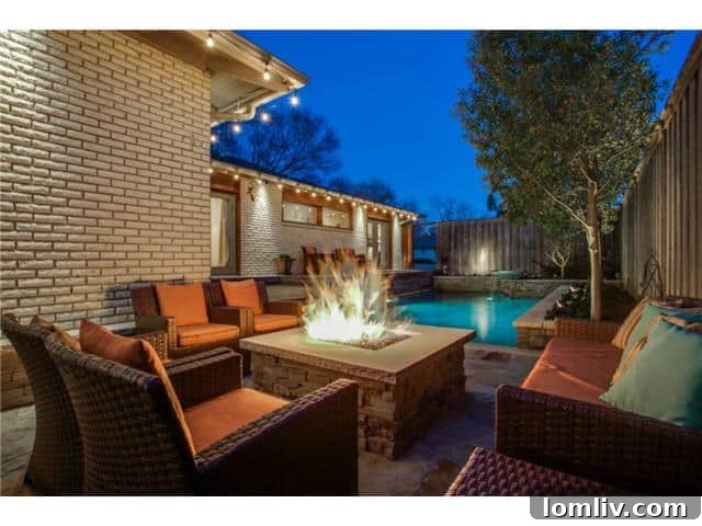 Inviting Patio and Dining Nook for Outdoor Entertainment