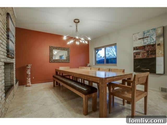 Spacious Formal Dining Area for Entertaining in Remodeled Ranch