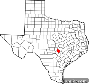 Texas Suburbs Will Be America's Growth Leader by 2050 3 Map of Texas highlighting Hays County