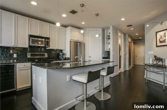 Open Concept Kitchen Dining Living 1505 Elm
