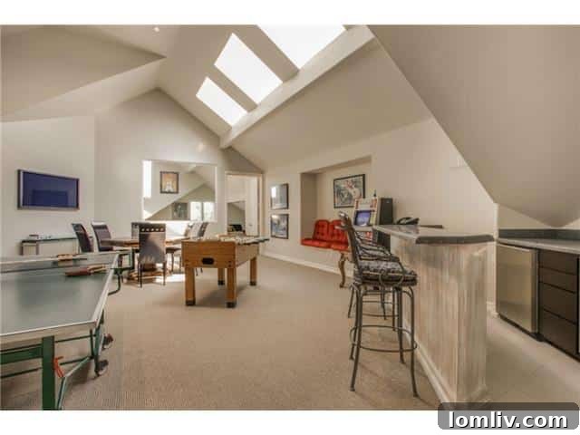 Game Room for Family Fun and Entertainment