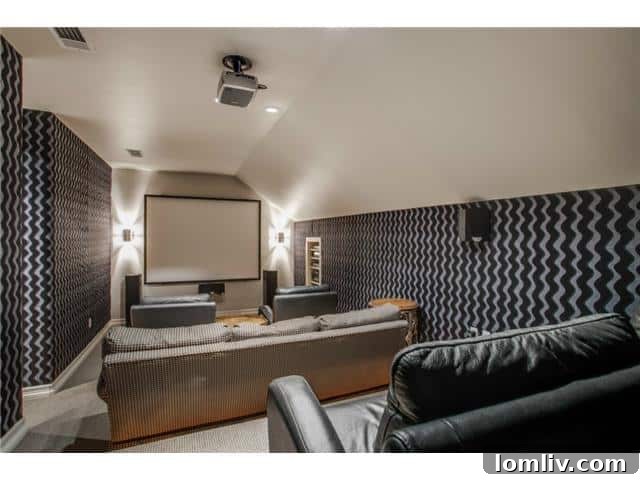 Dedicated Media Room for Ultimate Entertainment
