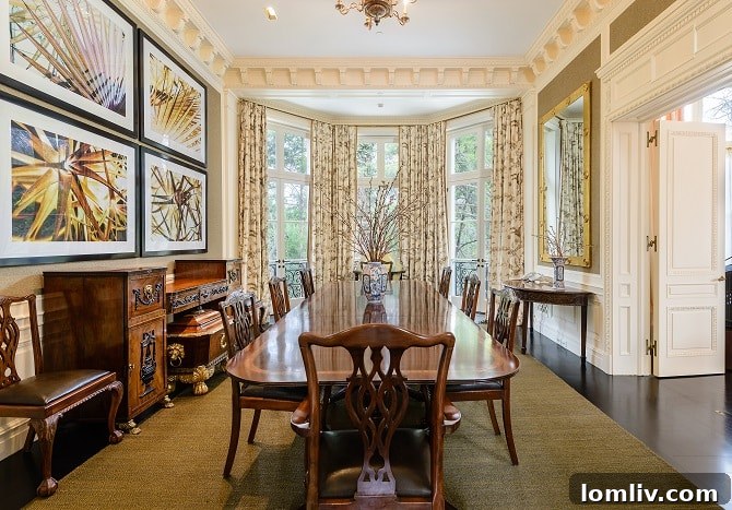 Hicks-Guest-House-Dining-Room - The formal dining room within the Hicks Guest House.