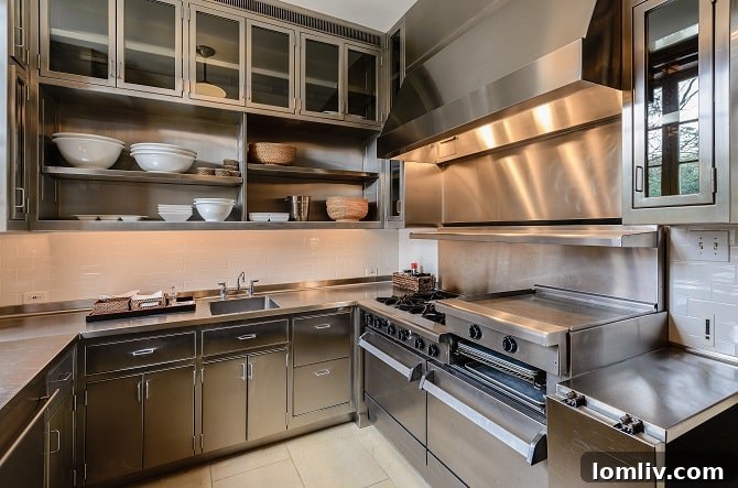 hicks-rec-House-Kitchen - The commercial-grade kitchen within the Hicks Recreation Complex.