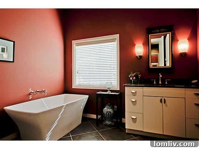 Stylish Guest Bathroom with Custom Cabinetry