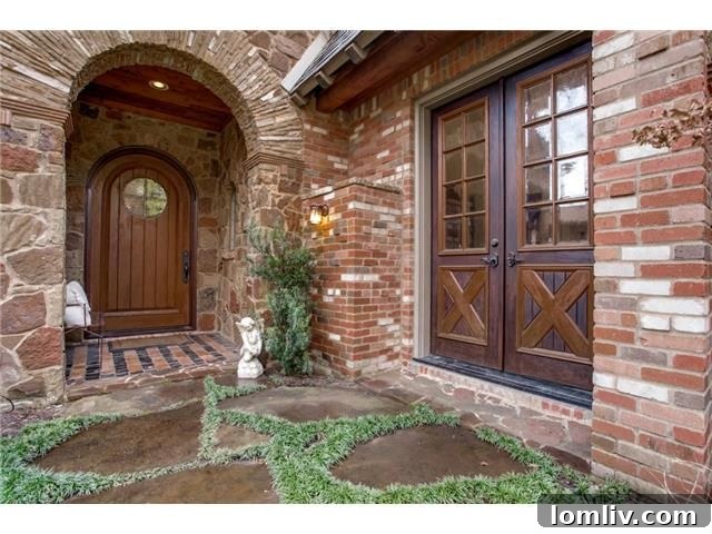 Grand Entryway and Foyer at 6210 Lakehurst