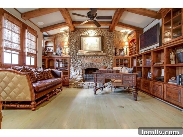 Gourmet Kitchen with Brick Hearth and Viking Appliances
