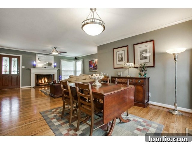 2225 Stevens Woods Elegant Dining Room with Natural Light