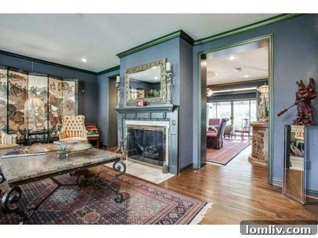 Spacious Formal Living Area at 6701 Inwood Dallas