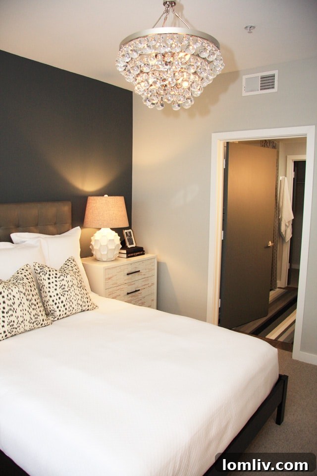 Luxurious master bedroom at Shelby Residences featuring sophisticated design