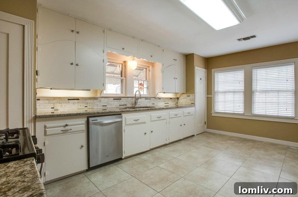 Updated Kitchen with Stainless Steel Appliances