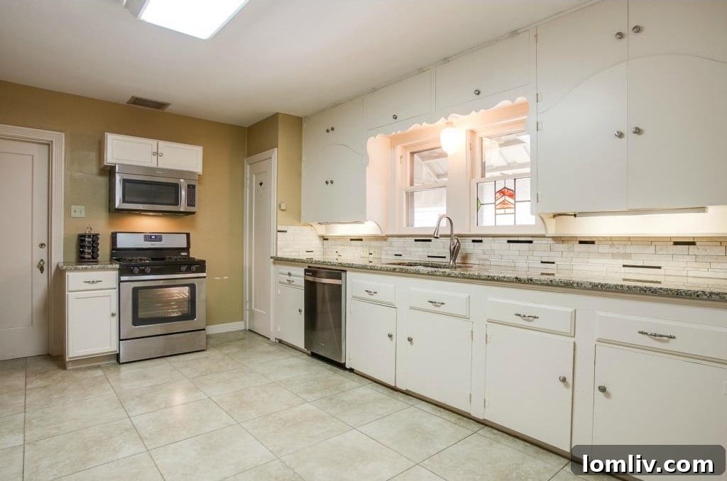 Kitchen Detail with Built-in Shelving
