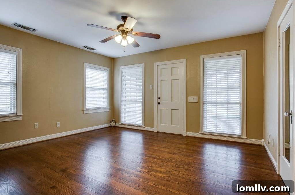 Master Bedroom Opening to Sunroom