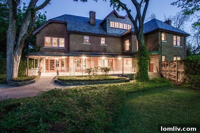 Inviting covered rear patio at 5803 Swiss Avenue, perfect for outdoor dining and entertaining
