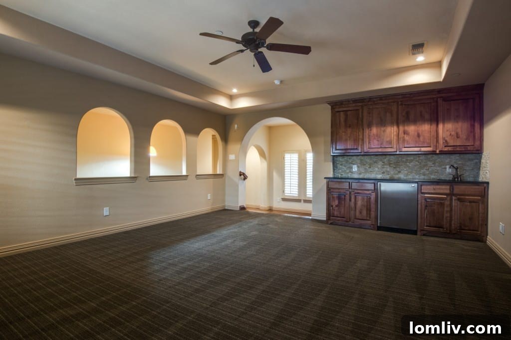 Versatile Media Room or Entertainment Space, 904 Thornbury Ct