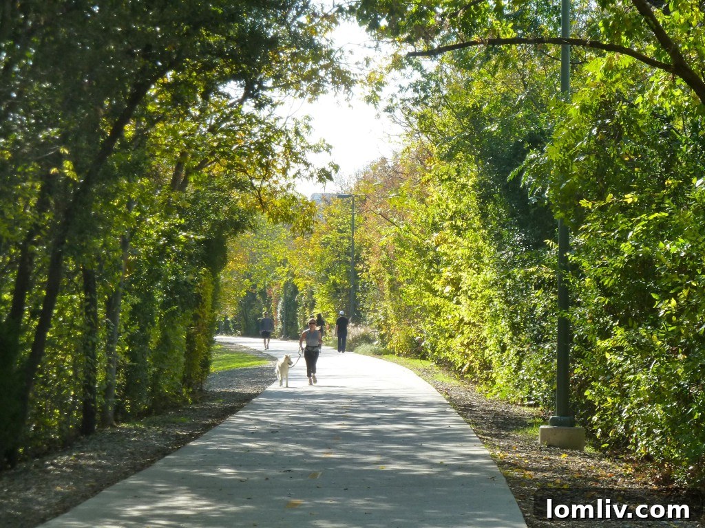 Katy Trail, a cherished public green space in Dallas