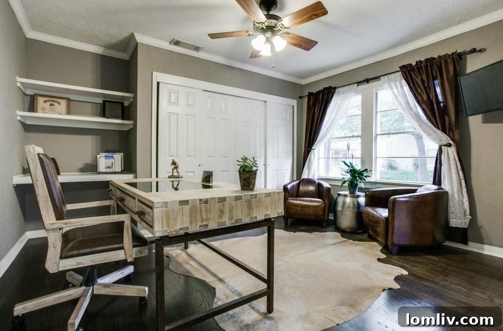 Master Bedroom - Natural Light and Built-ins