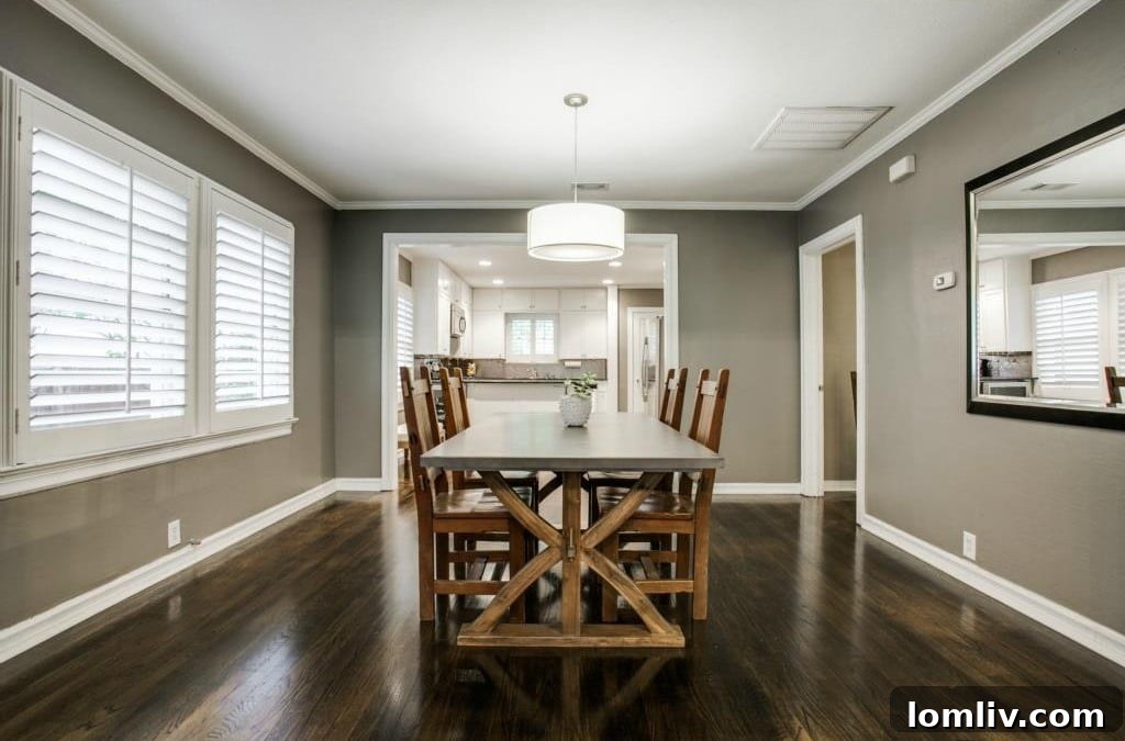 Living Room - Barreled Ceiling and Fireplace