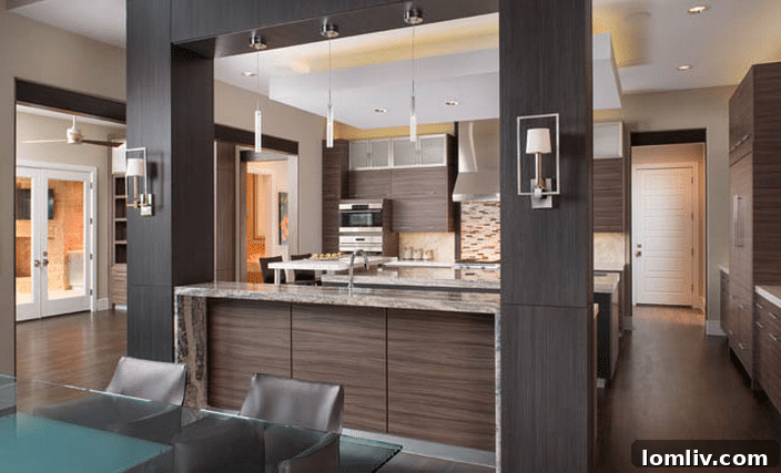 A spacious and elegantly furnished dining area or living space within an Iris Hollow luxury home, emphasizing comfort and high design.