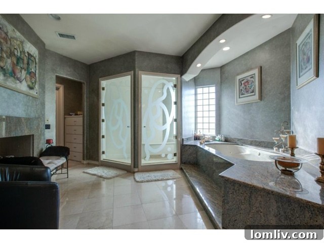 Luxurious Master Bathroom with Dual Vanities
